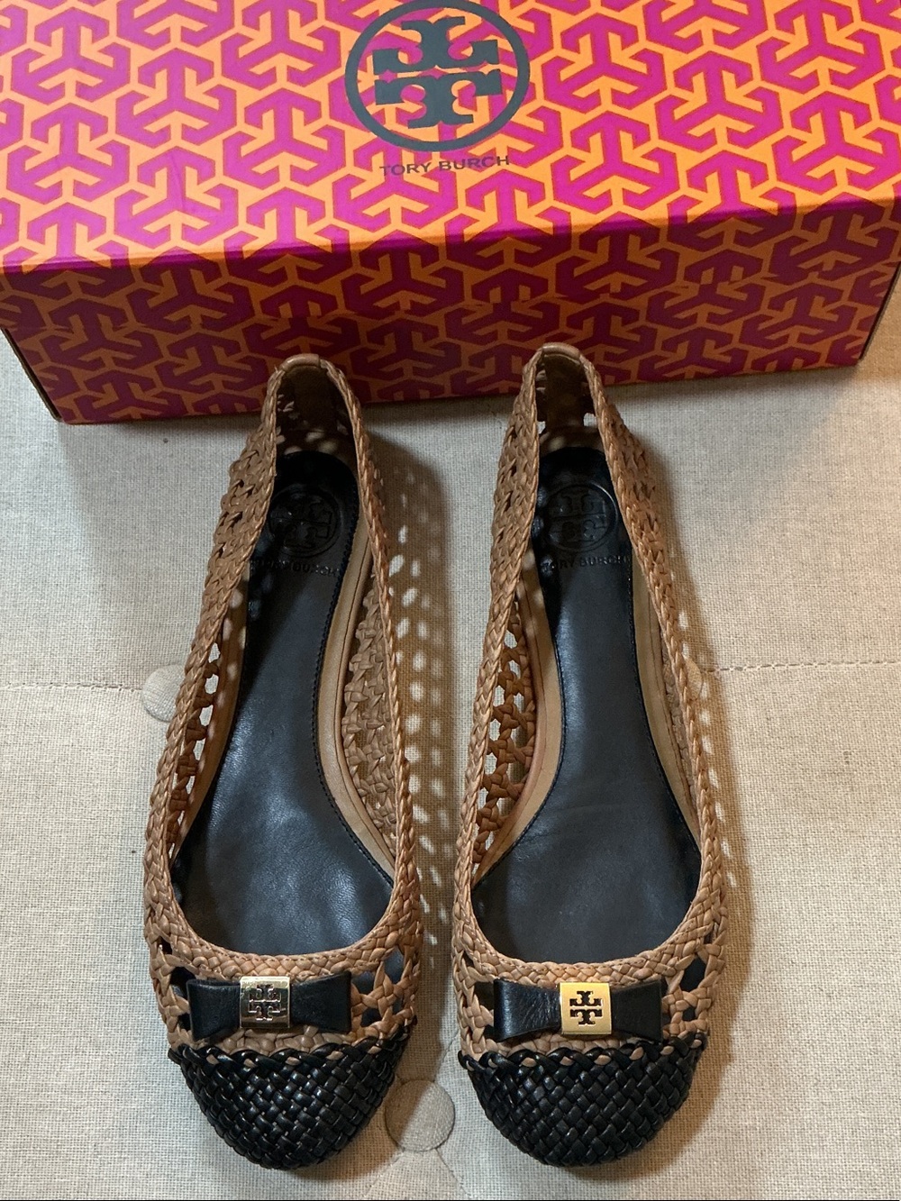 Tory Burch Carlyle flat women’s size 7.5